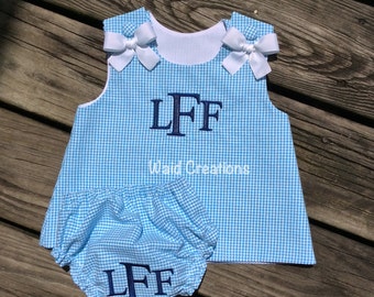 Mayoral Gingham Dress with Bloomers for Baby Girl