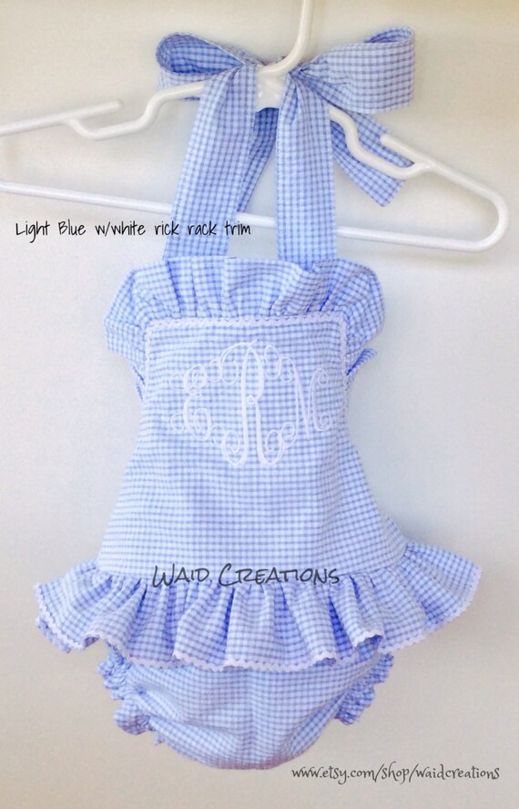 baby girl swimsuit with snaps
