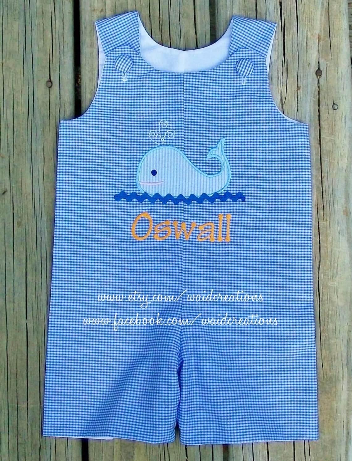 Petit Bebe Baby / Toddler Boys Yellow Poplin Smocked Anchors Jon Jon main image 1