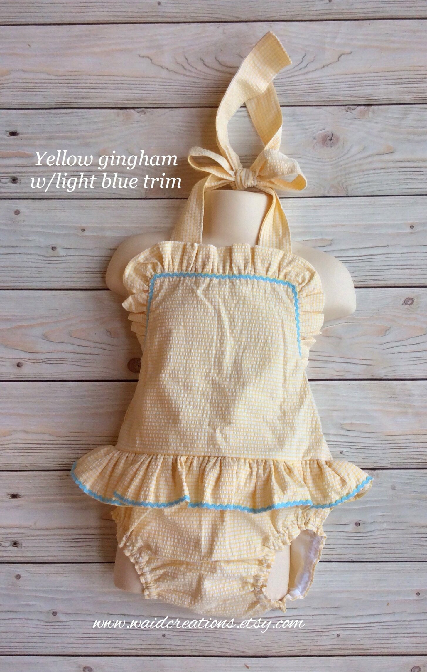 Gingham One Piece - Etsy