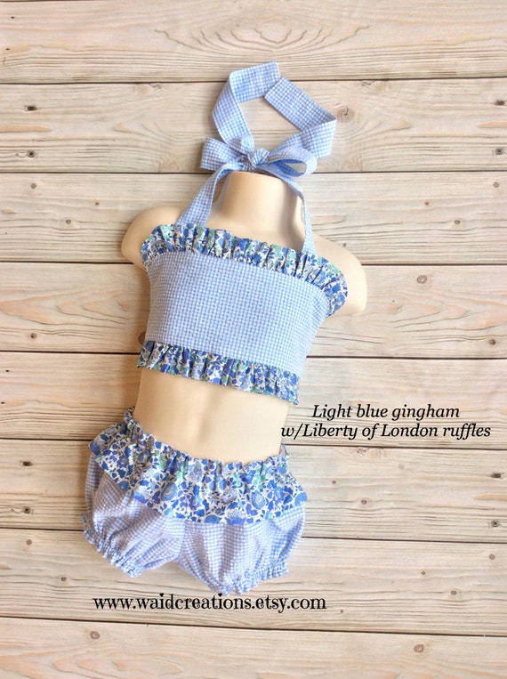 Baby girl cheap gingham swimsuit