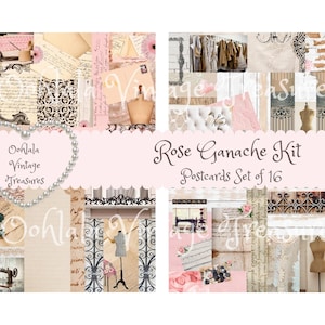 Rose Ganche Kit-Postcards