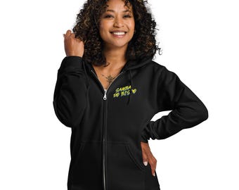 SAMBA DO BISPO. Performance Wear. Unisex heavy blend zip hoodie
