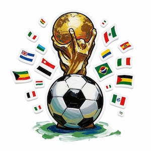 Painterly World Cup 2026 Digital Download for Soccer Fans – Global Football Art