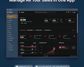 CRM Software | Small Businesses – Windows Client, Lead & Deal Tracker