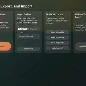 Cattle Record Keeping Excel + Offline Livestock Tracker App | Sheep Horse Herd Management | Ranch Management image 8
