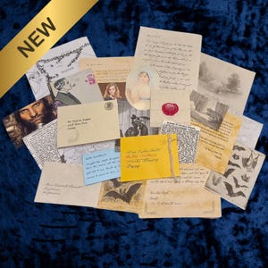 Carta de personagem de conforto literário - Ideia de presente para amantes de livros - Carta personalizada do seu personagem fictício favorito