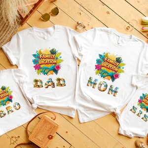 Familienurlaub Shirt, Benutzerdefinierte Familien Shirt, Sommer Ferien Shirt, Familien Urlaub Shirt, personalisierte passende Familien Shirt, Familien Reise Shirt