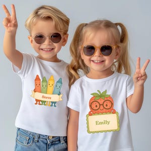 Custom Kids Name Back To School Shirt, Toddler First Day of School Shirt, Kindergarten Shirt With Name,Personalized Kids name back to school