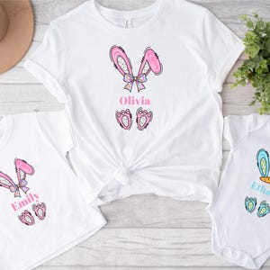 Happy Easter Custom Shirt, Toddler Easter Shirt, Easter Family Trip Shirt, Kids Easter Tee, Personalized Easter Shirt, Bunny Lover Tee