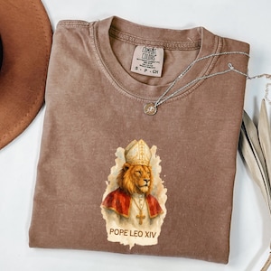 Comfort Colors Chicago Pope Leo XIV Shirt, Robert Prevost Shirt, Religious Tee,Pope Shirt, Jesus Shirt Gift, Christian Graphic Tee, New Pope