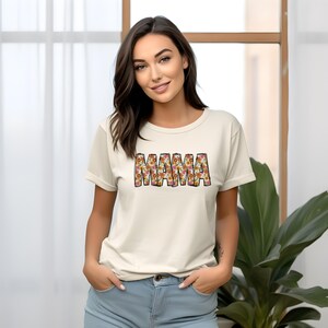 Comfort Colors® Mama Shirt, Mothers Day Gift, Flower Shirts for Women, Mama Shirt, Mothers Day Shirt, Mom Birthday Gift, Floral Mom Shirt