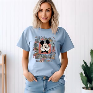 Retro Walt Disneyworld Comfort Colors Shirt, Vintage Disneyworld Shirt, Mickey And Friends Shirt, Retro Disney Shirt, Disney 2025 Trip