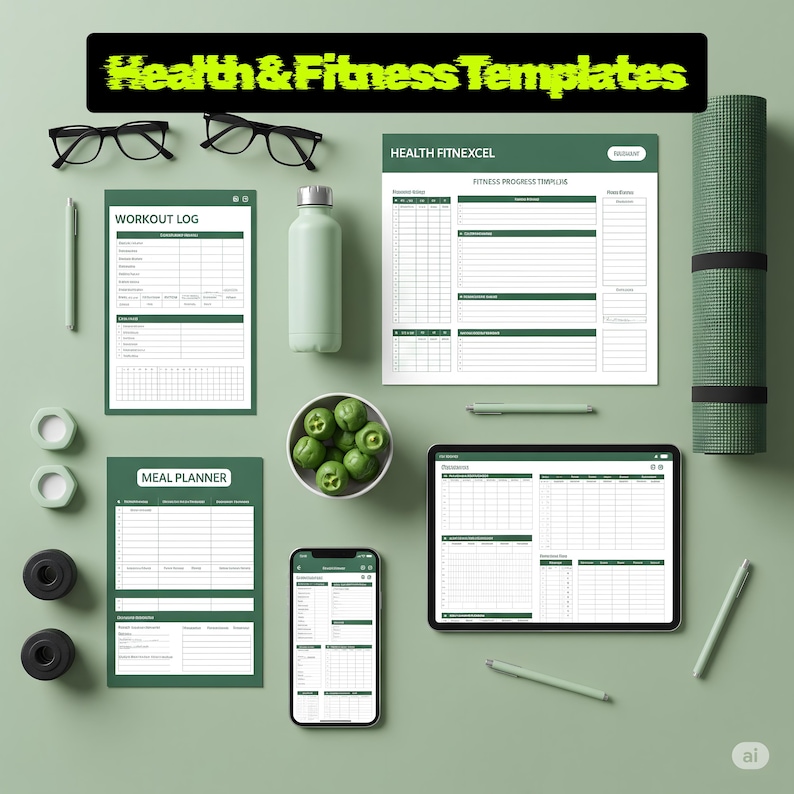 the Health & Fitness templates