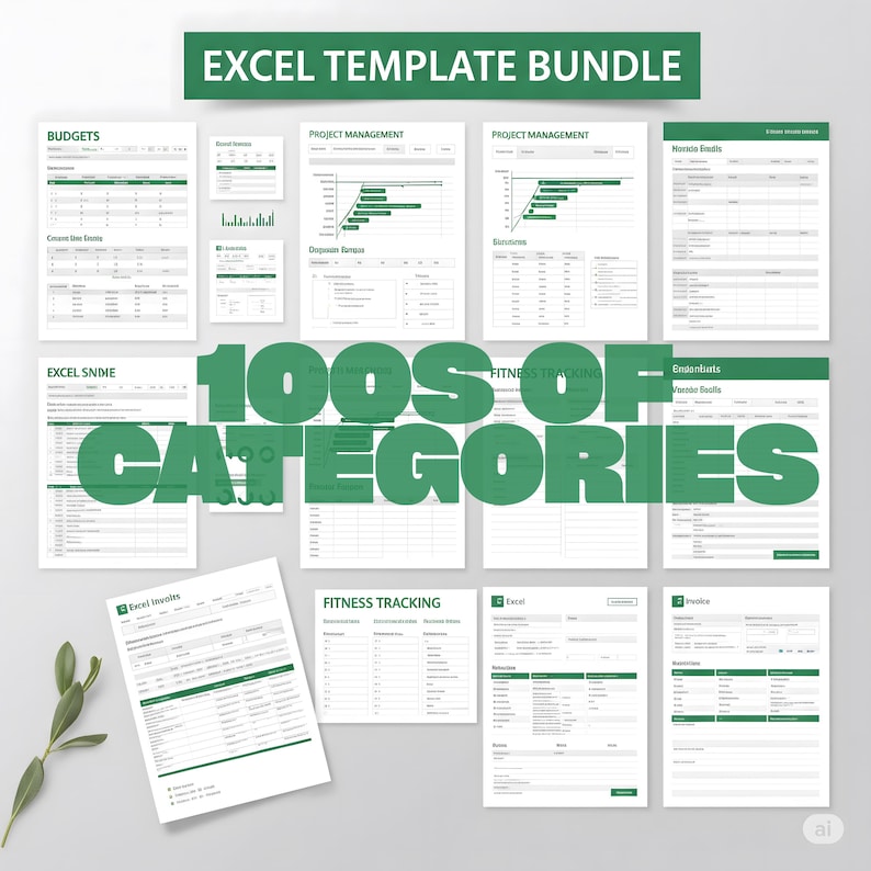 100s of different categories and the professional design of your templates