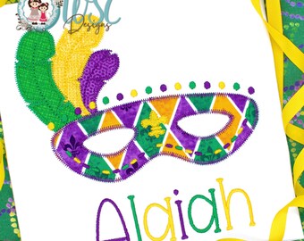 Girl Mardi Gras Day Shirt, Toddler Girl Mask Shirt, Mardi Gras Outfit, Baby Girl 1st Mardi Gras Day Outfit, Mardi Gras Personalized Shirt