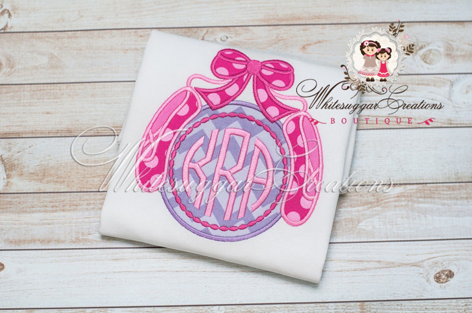 girls ballet shoes monogrammed shirt - custom ballerina shirt - ballet recitals monogrammed shirt - dance recital bodysuit