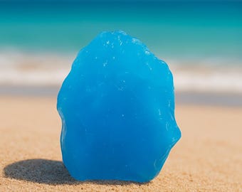 Cristal Andara Azul: Piedra de energía curativa monoatómica de alta vibración, herramienta de meditación y espiritualidad.