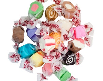 Assorted Salt Water Taffy 6 oz Sealed Zipper Bag