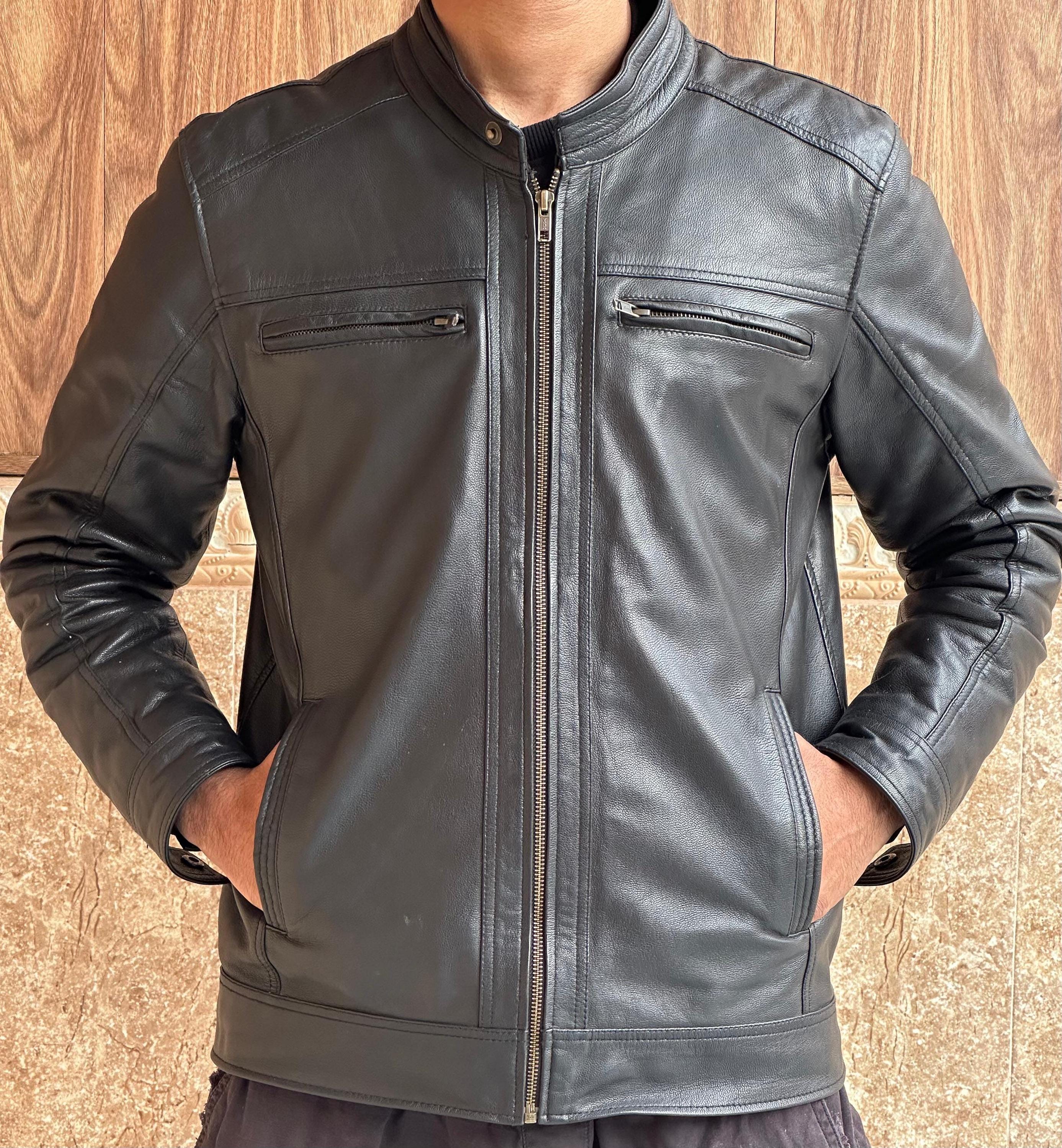 Goat Leather Jacket - Etsy