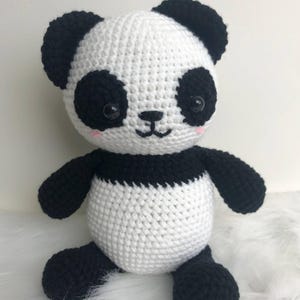 Panda Amigurumi Crochet Pattern PDF – My Little Panda DIY Plush Toy – Cute Stuffed Animal Pattern – Easy Beginner Crochet Gift
