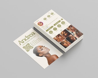 Instagram Business Card Template Canva Editable Lash Tech Card Hair Stylist Branding Nail Tech Beauty Business Card Esthetician Makeup