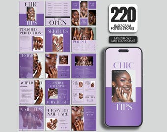 Nail Instagram Post Templates Nail Flyer Books Open Nail Salon Booking Flyer Editable Canva Nail Business Flyer Nail Appointment Template