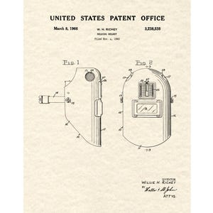 Welding Helmet Patent Print