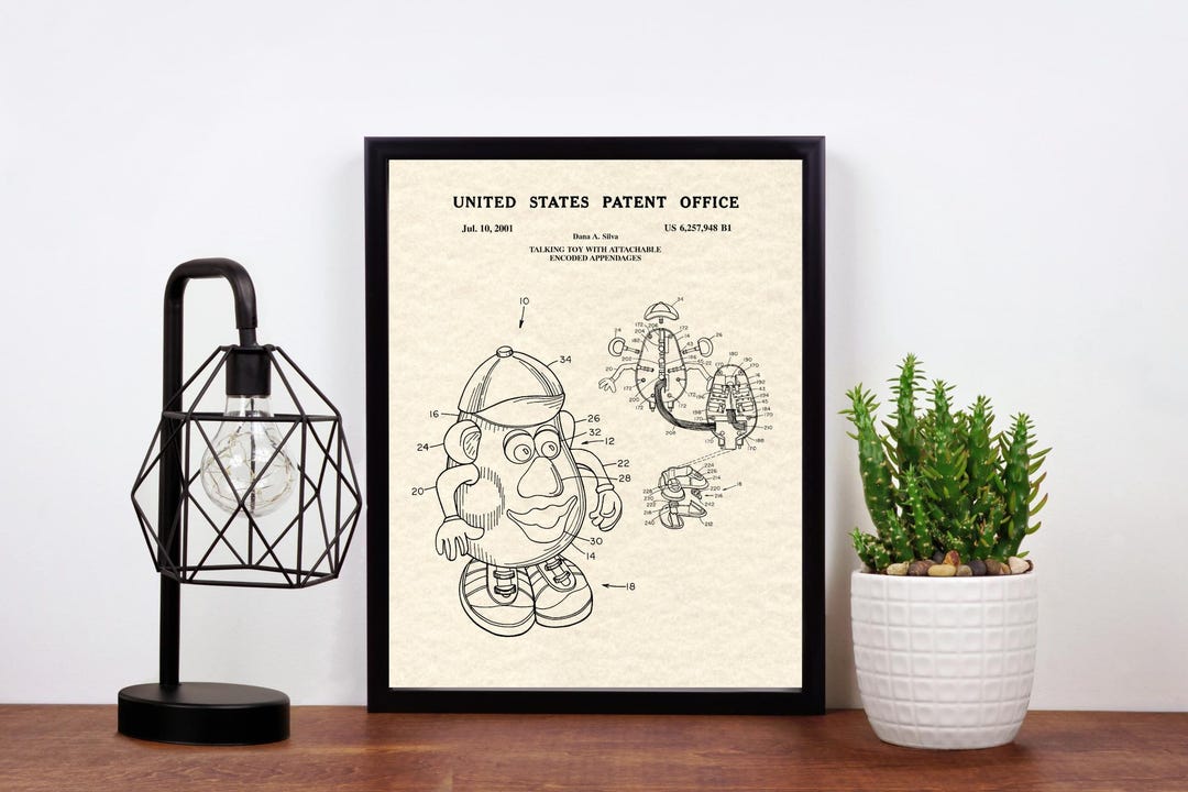 Mr. Potato Head Patent Print - Etsy