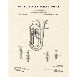 Tuba Patent Print