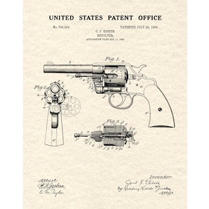 Revolver Patent Print