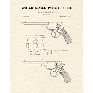 Revolver Patent Print