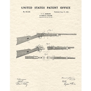 Automatic Firearm Patent Print