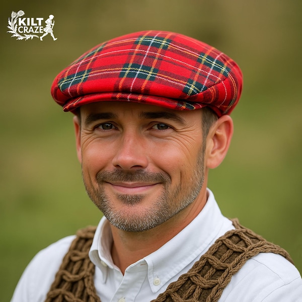 Norvel (or Norvill) Tartan Flat Caps main image 1