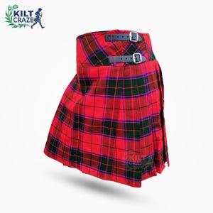 Ladies Side Pleated Tartan Skirt Women’s Tartan Skirt Custom Made Knee Length Scottish Tartan Skirt for Womens Available in 50+ Tartans