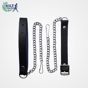 Sporran Chain Belt Leather