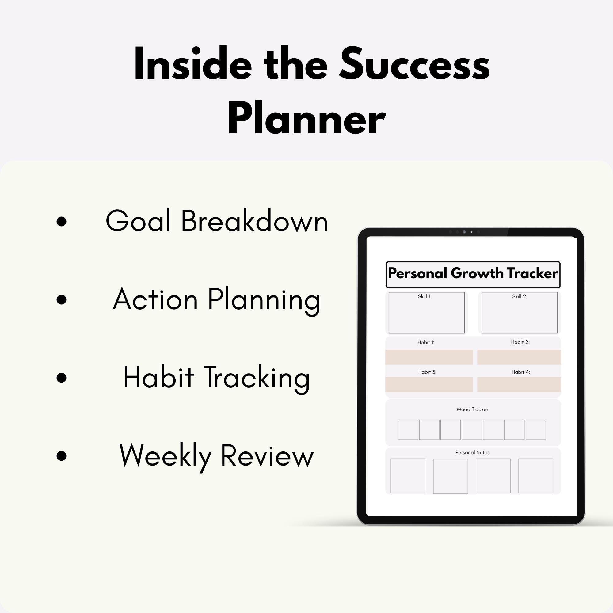 ☆PERSONAL SUCCESS PLANNER 目標設定の力 Personal Success Planner Personal & Professional Transformation