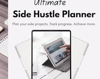Side Hustle Planner | Income & Goal Tracker (Digital Download)