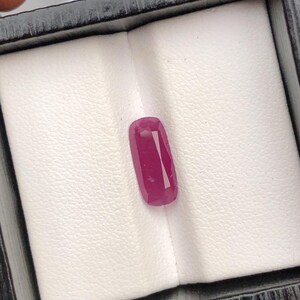 African Ruby | Natural Ruby | Oval Cut Gemstone, 2.35ct Ruby | Unheated Gemstone | Red Rorundum, Custom Jewelry Stone | July Birthstone