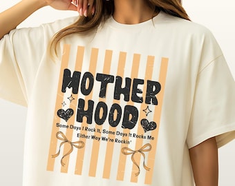 Motherhood Shirt, Trendy Mama Shirt, Mom Life T-shirt, Mothers Day Gift, Aesthetic Coquette Mom Gift, Cool Mom Club