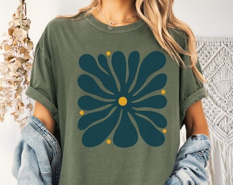 Floral Vibes Shirt, Boho Cottagecore Flower Shirt, Botanical Summer Shirt,Wildflowers Shirt,Retro Pressed Flower Shirt,Floral Gardener Shirt