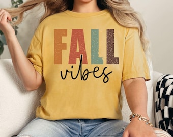 Fall Vibes Shirt, Cozy Days Shirt, Cute Fall T-Shirt, Vintage Fall Season Shirt, Granola Girl Autumn Season Tee, Fall Lover Gift