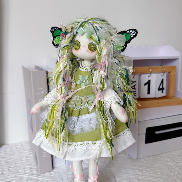 Handgemaakte pop INFP kleine vlinder, cadeau, kunstpop