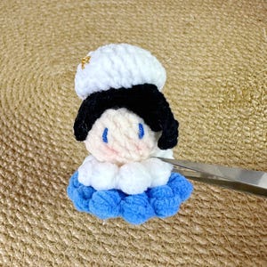 Handmade Crochet Arcane Caitlyn Plushie | Arcane Caitlyn Amigurumi | Arcane Caitlyn