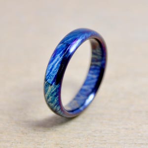 Titanium Ring, Minimalist Ring, Engagement Ring, Mens Unique Wedding Band, Promise Ring for Him, Mens Handmade Jewelry, 2nd Anniversary Gift