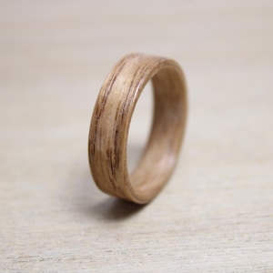 Wood Wedding Band, Wooden Ring Anniversary Band, Mens Ring, Wood Engagement Ring, Personalized Ring Minimalist Ring, 5 Year Anniversary Gift