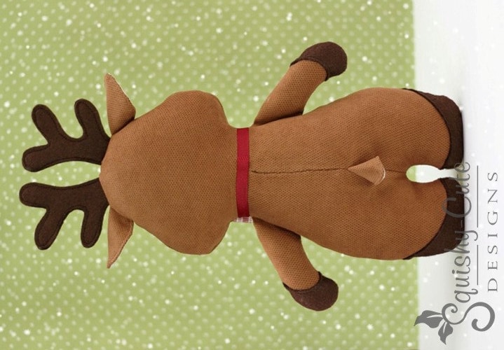 Reindeer Sewing Pattern PDF Reindeer Stuffed Animal Pattern - Etsy