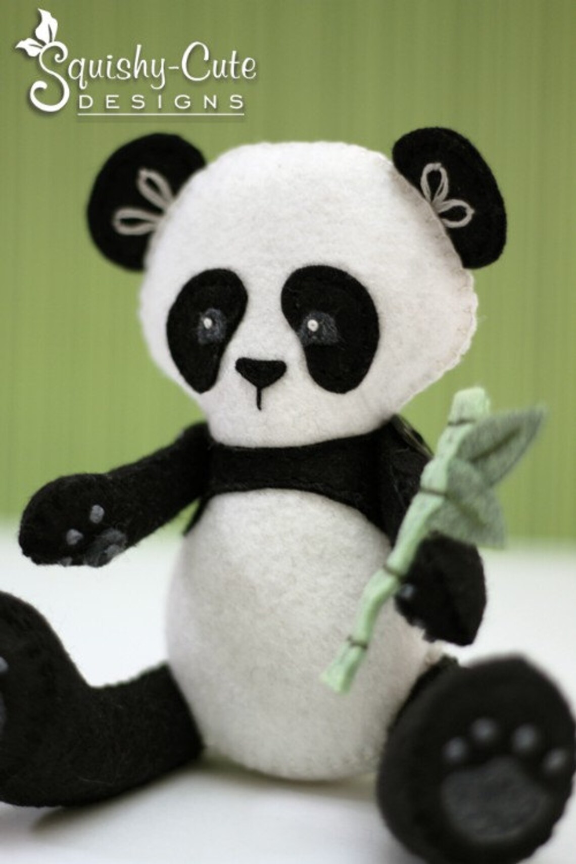 Panda Sewing Pattern PDF Panda Stuffed Animal Felt Plushie | Etsy UK