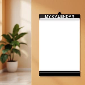 Calendar holder, photo display, wall art frame, magnetic hangers, poster rails, picture holder, wall hangings, photo frame, calendar hanger