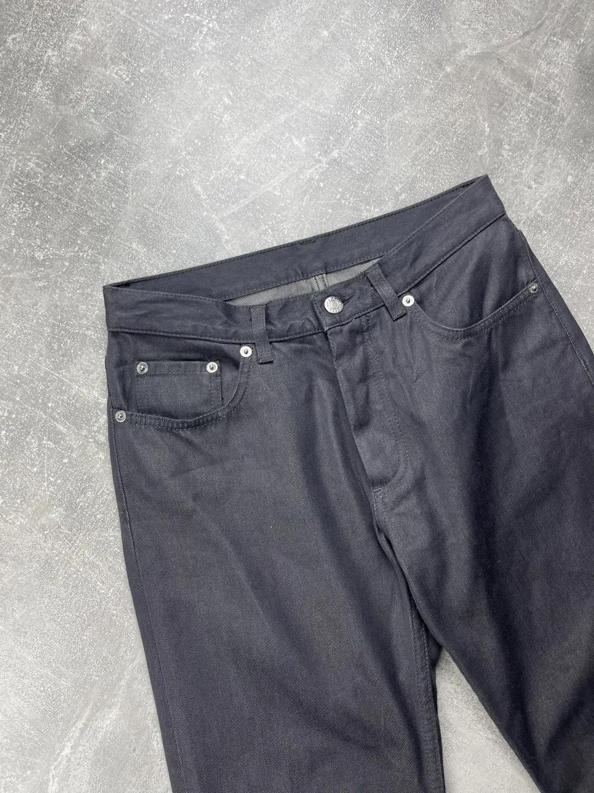 Helmut Lang Archives 00s Gray Raw Silk Denim Straight Jeans - Etsy